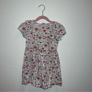 Toddler Girls Size 4T Bird Floral Dress Simple Joys Carter’s